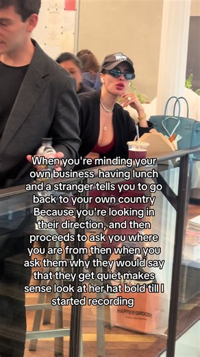 Racism and discrimination is standing strong because of the same hateful groups of people making it harder for everyone else we are tired it's 2026 we are in New York City of all places telling me to go back to my own country when all the workers that served her, her food were Latin like come on ??? #weirdpeoplebelike #karen #racismawareness #discriminationawareness #nyc
