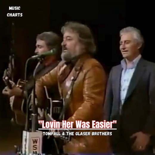 There’s something sacred about Tompall & the Glaser Brothers singing “Lovin’ Her Was Easier.” Their last performance reminds you why this period in music was so special. Songs like this make you thankful to have been around to hear them. | Music Charts