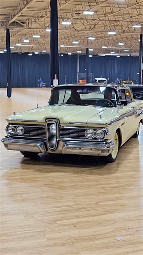 Casey Faitel on Instagram: "1959 Edsel Corsair Classic Car Drive By Engine Sound Shiny Rust Hot Rod Spectacular 2025"