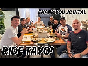 SUNDAY RIDE! THANK YOU JC INTAL SA DINNER