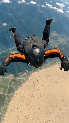 Skydiving From 100,000 ft – Helmet POV 😱