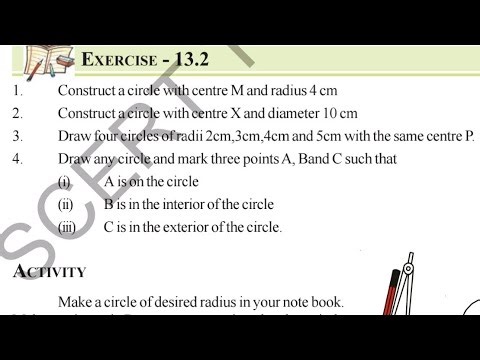 Class 6 | Maths | Chapter -13 | Practical Geometry | Exercise -13.2 Solutions | Telangana Board |