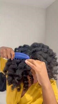 Heatless curls tutorial on natural hair while being a mom 😂 #hair #beauty #momlife #vlog #haircare