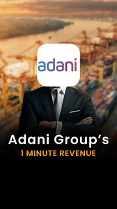 How Much Revenue Adani Group Generates In 1 Minute? In this episode of the 1 Minute Revenue Series, we dive into Adani Group’s massive ₹3 lakh 9 thousand crore revenue from last year and break it down to show you how much they earn per month, per day, and even per second! Did you know Adani Group makes ₹59.58 lakh every minute? That’s enough to buy 159 Ferrari 296 GTB cars every day! Discover how much they’re making right now, and don’t forget to comment on which company’s revenue we should brea