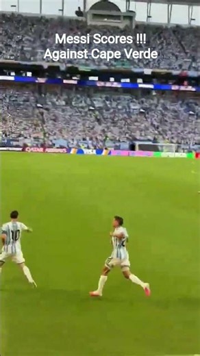 Messi scores in 8 consecutive FIFA World Cup games ( FIFA World Cup 2026 Round Of 32 Vs Cape Verde )