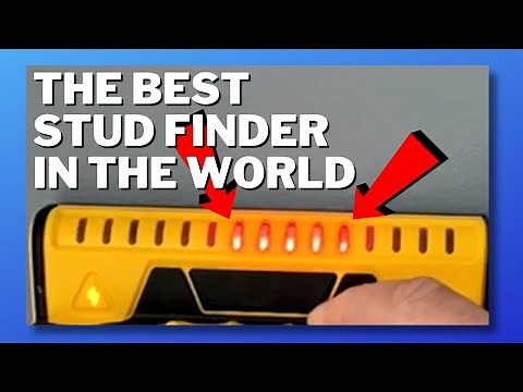 Franklin Sensors Stud Finder Review | The Best Stud Finder | Visually See Edges of Studs Behind Wall
