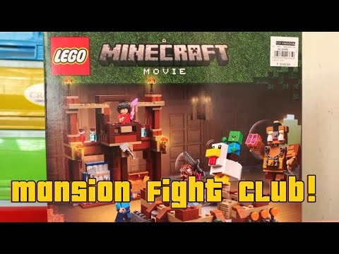 It’s Just a Chicken… RIGHT?! LEGO Minecraft Woodland Mansion Fighting Ring | Unboxing & Speed Build