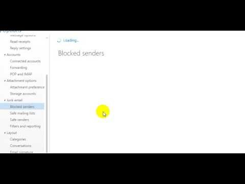 How to unblock contact email or domain in outlook webmail 365