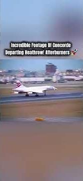 #concorde departing 09R at #londonheathrowairport in FULL AFTERBURNER