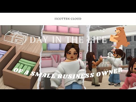 A day in the life as a small business owner!📦|Bloxburg Roblox Family Roleplay|w/voices