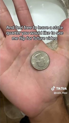 Flip 44 | Flipping A Quarter Everyday Until The Glass Overflows #coin #coinflip #money