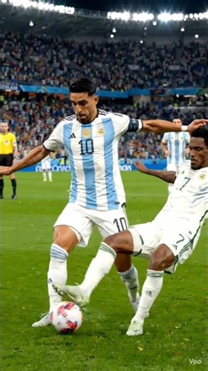 Argentina vs Algeria 🔥 Epic Clash | Messi Magic vs Desert Warriors 🐐⚽ #shorts #Argentina #Messi