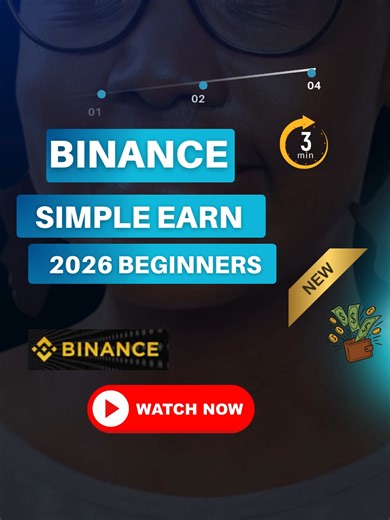 🚀 How to Use Binance Simple Earn – Practical Step by Step Guide Want to start earning crypto easily? 💰🌍 No complicated steps — this video shows you exactly how to use Binance Simple Earn, step by step! ⚙🔧 ✅ Practical guide for beginners ✅ Learn to grow your crypto safely ✅ Start earning from anywhere in the world 🎥 Watch the full tutorial here: https://youtu.be/0B_Y_sPH9aA 💎 Ready to create your account and start earning? 👉 Sign up with my referral link: https://accounts.binance.com/regis