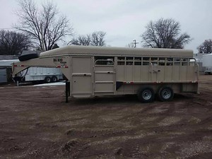 12K views · 11 shares | SOLD. INTRODUCING BIG BEND TRAILERS! 20ft with slant wall double door tack with 6 swingout saddle racks. Rumber floor and rear roller pins. Heavy duty tube frame. $16,500 | Bunkhouse Trailer Sales | Facebook