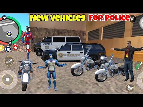 New Police Vehicles in Rope Hero Vice Town | Rope Hero Vice Town | Gamer Blasty