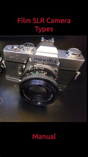 Film SLR Camera Types: Manual