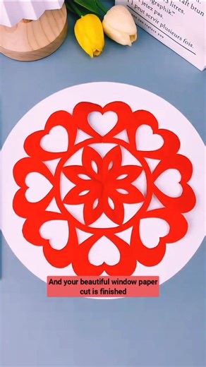 Beini's Handmade on Instagram: "You can easily cut beautiful paper snowflakes by writing the number 2"