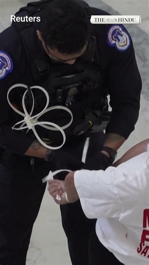 Anti‑war protest inside Capitol office building sees over 60 detentions