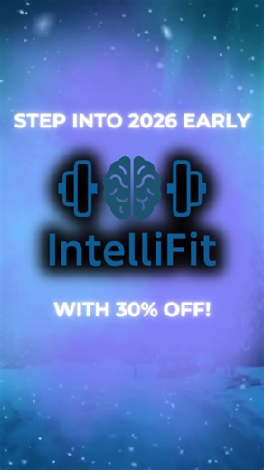 Start 2026 early. 💪 Use code HEADSTART for 30% off the IntelliFit annual subscription. Offer ends Dec 31 — don’t wait. #fyp #foryou #fitness #gym #gymtok