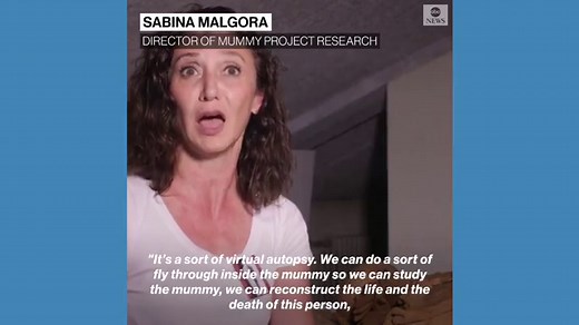 Scientists study ancient Egyptian mummies with CT scans