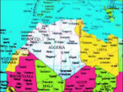 ALGERIE cartes خريطة الجزائر