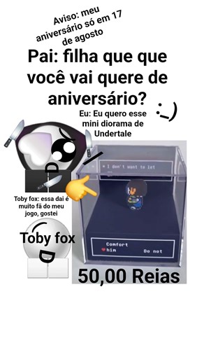 não posso fazer nada se sou fã de Undertale 😔🤟
