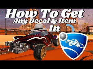 How to Get Any Decal & Item in Rocket League using BakkesMod!