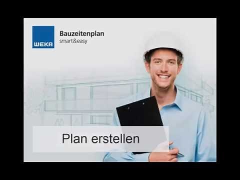 Bauzeitenplan smart & easy: Plan erstellen