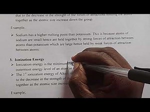 FORM 2: TOPIC 2: CHEMICAL FAMILIES: LESSON 3 | ADEN CHEMISTRY