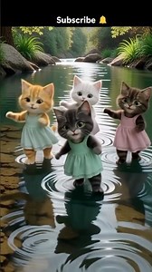 Multiple 3D Cats Dancing 😺💃 | Cute & Funny Pixar-Style Animation in 4K