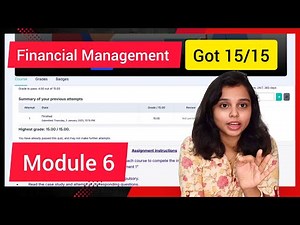 Module-6 Answer Key 🔥| Financial Management | Amity online MBA Sem2