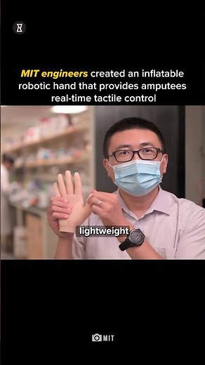 MIT engineers develop inflatable robotic hands to provide amputees with real-time control