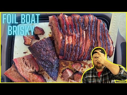 20 lb Low and Slow Foil Boat Brisket on the Camp Chef Woodwind Pro 36