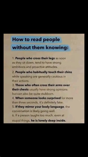 Body Language Secrets They Don’t Want You to Know 💯✨