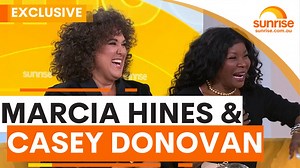 MARCIA HINES & CASEY DONOVAN 🎤 The Aussie music powerhouses join forces for a new national tour. WATCH SUNRISE FOR MORE | @7plus ☀️ | Sunrise