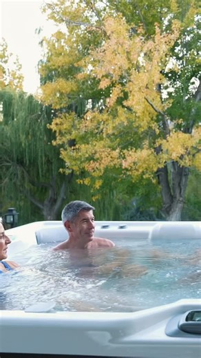 Let’s feel rejuvenated this Fall. 🍂 This season, put your wellness first with a Hot Spring spa. #HotSpringSpas #Rejuvenation | Hot Spring Spas