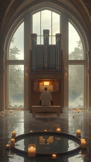 Pipe Organ Music for Focus & Calm Gothic Interior