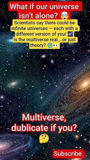 Is the Multiverse Real? 🌍✨ Infinite Worlds Explained!#Multiverse #SpaceMystery #Science #Parallel#yt