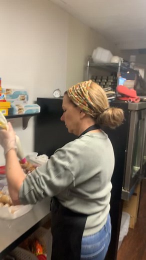 2.2K views · 50 reactions | Get your Fresh-Filled Cannoli every Sunday 10:00-2:00. Grab a slice of breakfast pizza while you’re here!! | Lots-a-Knots Bakery | Facebook