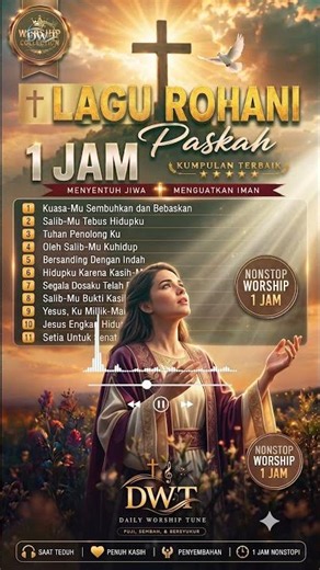 1 Jam Lagu Rohani Saat Teduh, Doa & Penyembahan #saatteduh #paskah #gospelmusic