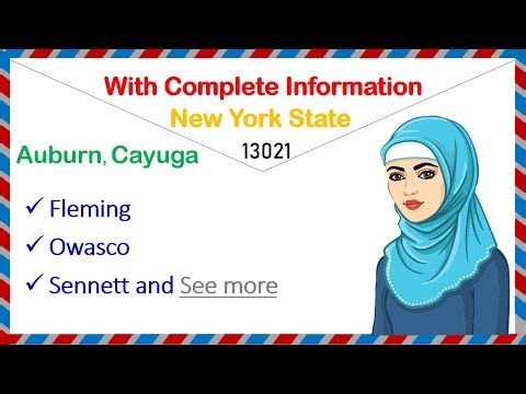 Zip code Auburn, Cayuga Fleming Owasco Sennett Throop Aurelius parts of Montezuma Scipio Springport