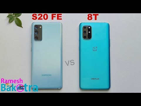 Samsung Galaxy S20 FE vs OnePlus 8T SpeedTest and Camera Comparison