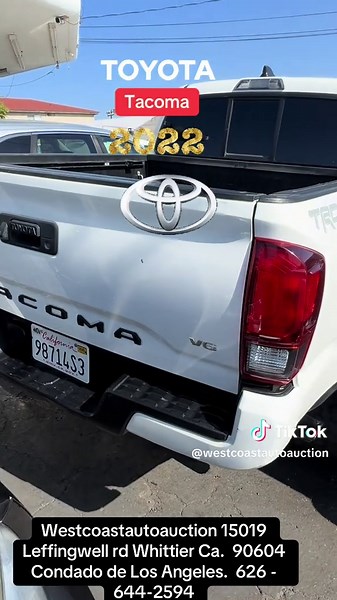westcoastautoauction (@westcoastautoauction)’s video of tacoma