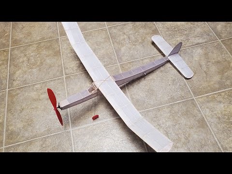 Guillow's Lancer rubber power build, Pt.2