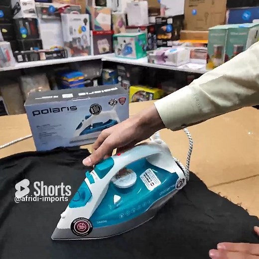 9.7K views · 18 reactions | Russian Lot Imported Polaris Steam Iron Call or Whatsapp at 0300-7117178 Order Link: https://imports.pk/products/russian-lot-imported-polaris-steam-iron-1 #foryou #fypシ゚ #viewers #SteamIron #imports.pk | Afridi Imports - Since 1993 | Facebook