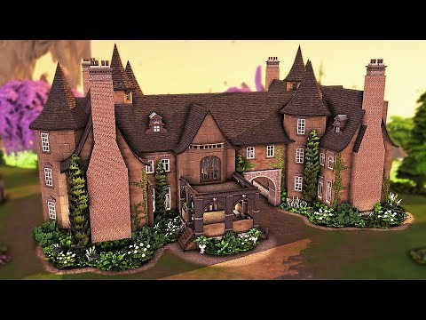 Huge Magic School for Spellcasters | The Sims 4 Speed Build
