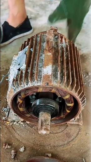 Old Electric Motor Disassembly Like a Pro 🔧 | #RepairTips #Recycling #Workshop