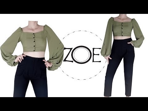 DIY Sewing Blouse | FREE Sewing Patterns | Zoe DIY