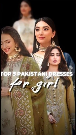 Top 5 Elegant Pakistani Suits | Latest Stylish Collection for Women