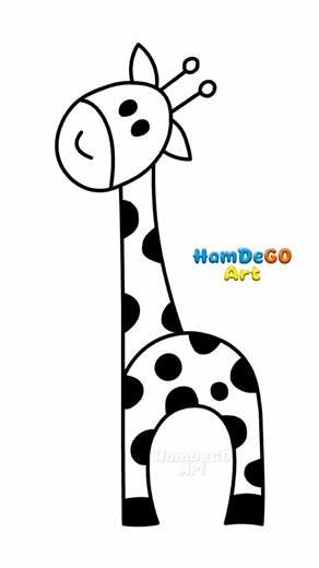 84K views · 797 reactions | 漣 How to draw a beautiful giraffe in a...